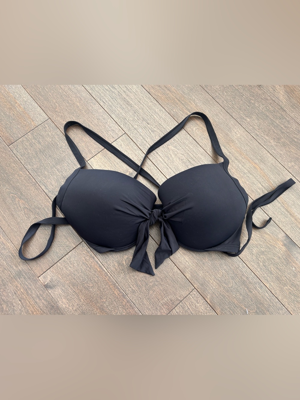 Black Bikini Top‎ size xxl
